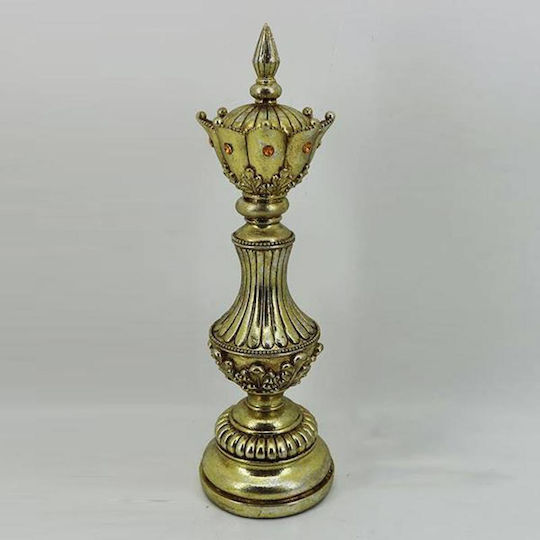 Decorativ Piesa de șah Polirășină 9.5x9.5x31.5cm 1buc