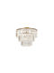 Zuma Line Kronleuchter 4xE14 mit Kristallen Gold 003064-027678