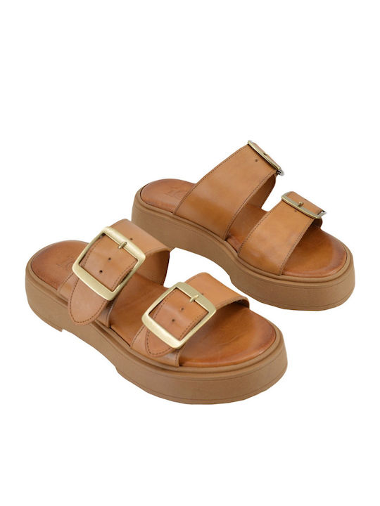 Dermatina 100 Sandale Casual Damă Flatforme Tab...