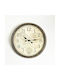 Antikes Wanduhr Kunststoff Bronze Ø51cm
