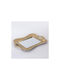 Plastic Rectangular Decorative Tray with Mirror 36x25x3cm