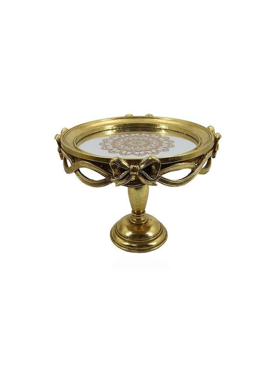 Διακοσμητικός Δίσκος Polyresin Rund 25.5x25.5x19.7cm 1Stück