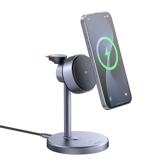 Mcdodo Wireless Charger Qi2 15W Black Velvet-Black Metal (CH-2460)