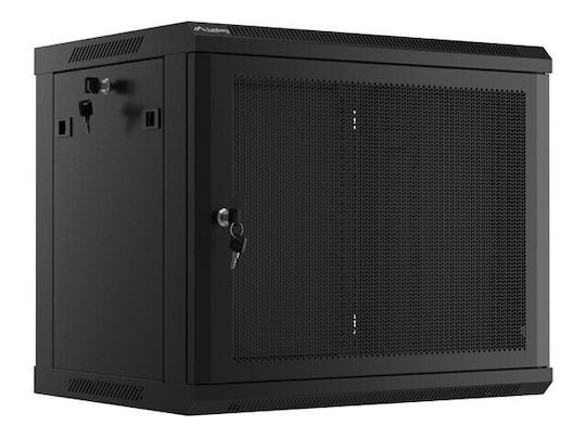 Lanberg Επιτοίχια Καμπίνα Rack 9U Μαύρο WF01-6409-23B