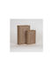 Wooden Book Decorative Boxes Set 2pcs
