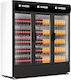 Intercool Getränkekühlschrank 1383Es Einzeltürig H206xB171xT72cm