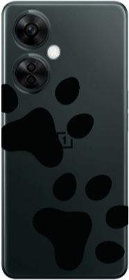 Oneplus Nord Ce 3 Lite 5g Paws Transparent Silicone TPU Case