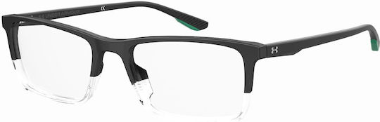 Under Armour Men's Black Acetate Prescription Eyeglass Frame