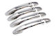 Chrom-Ziergriff-Set Türgriffe Kompatibel mit Audi A1 A4 B8 A5 Q3 Q5 Q7 2006-2016 Keyless Entry