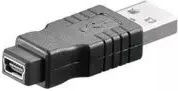 PremiumCord USB-A male σε mini USB female