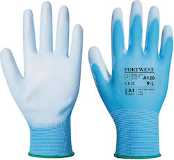 Portwest Gloves for Work Blue Polyurethane 1pcs