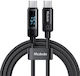 Mcdodo USB 2.0 Cable USB-C Male - USB-C 60W Black 1.2m CA-5780