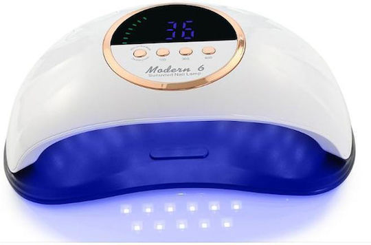 Modern 6 Nageltrockner UV / LED 150W Weiß