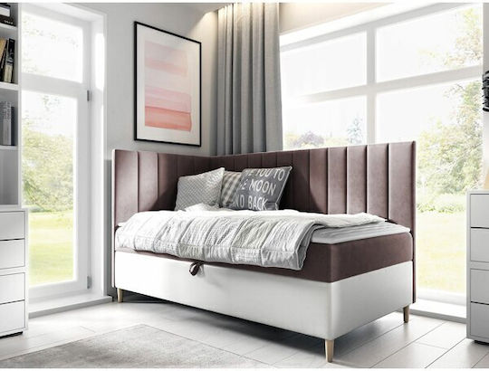 Baltimore 164 Einzelbett Stauraum & Matratze 90x200cm Purple Baltimore 164 Einzelbett Stauraum & Matratze 90x200cm Purple