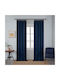 Homeone Curtain with Pencil Pleat Blue 270x275cm
