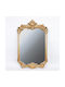 Wall Mirror with Gold Plastic Frame 110x70cm 1pcs