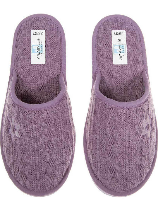 Amaryllis Slippers Χειμερινές Γυναικείες Παντόφ...