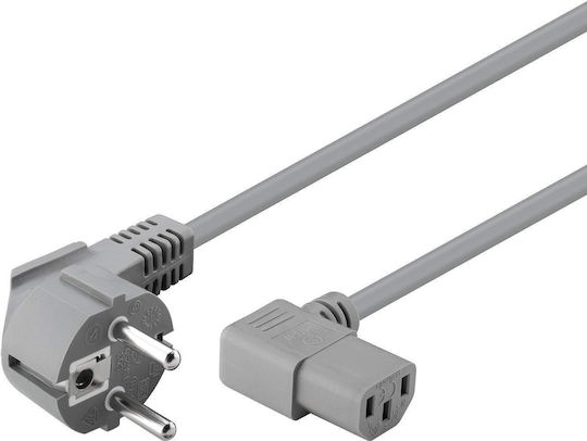 Wentronic Schuko - IEC C13 Cable 2m Γκρι