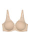 Amourette W01 Minimizer Minimizer Bra Underwire Beige