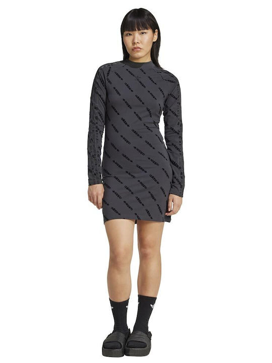 Dress Mini Αθλητικό Φόρεμα Μακρυμάνικο Carbon