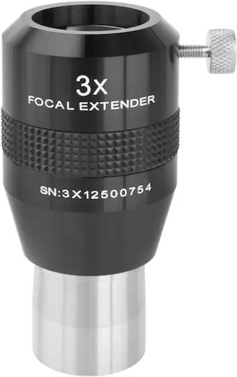 Explore Scientific Fokal-Extender 3x 31,7mm/1,25" Barlow-Linse zur Verlängerung der Brennweite von Teleskopen