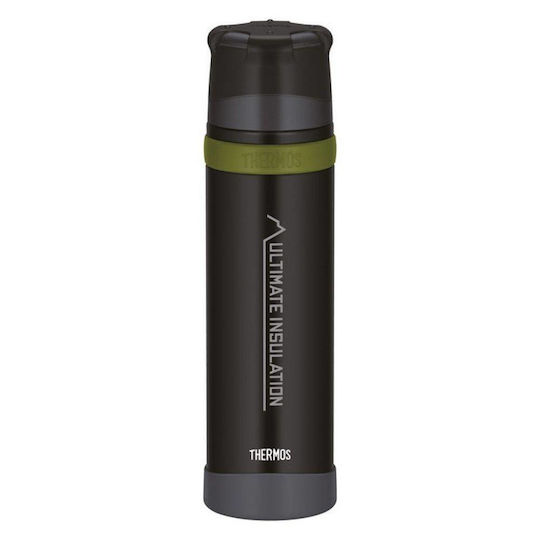 Thermos Glass Thermos Stainless Steel 900ml Matte Black