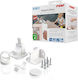 Reer Cabinet & Drawer Lock with Magnet made of Plastic in White Color 1pcs
