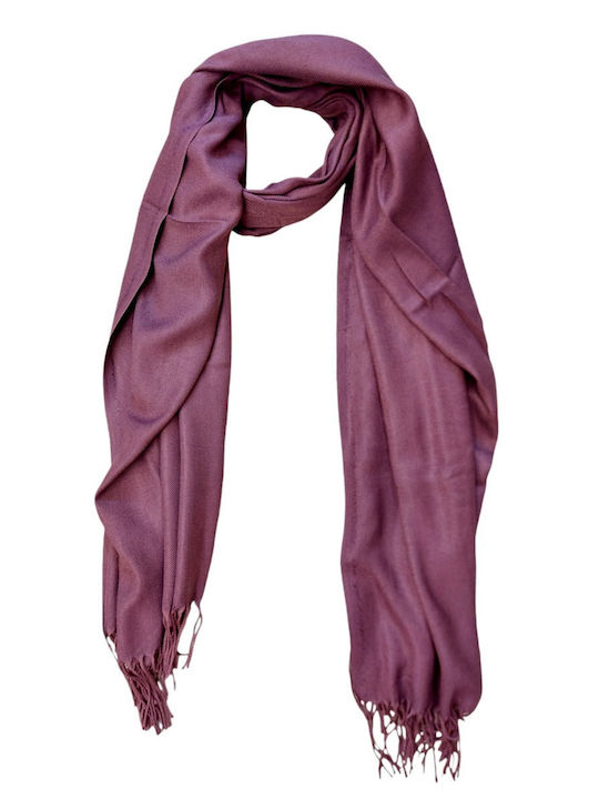 Women's Silk Scarf Brown