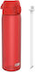 Ion8 Kinderflasche Kunststoff mit Strohhalm Auslaufsicher Rot 500ml