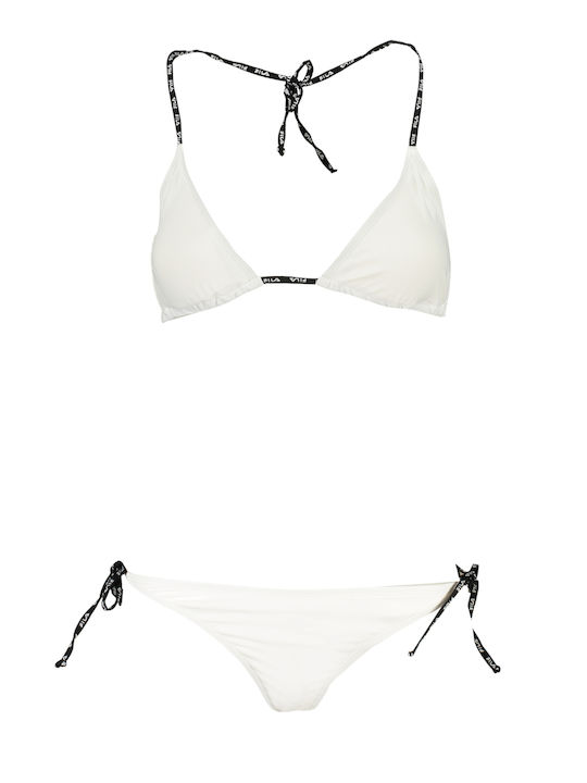 Fila Bikini Set Top & Slip Bottom White