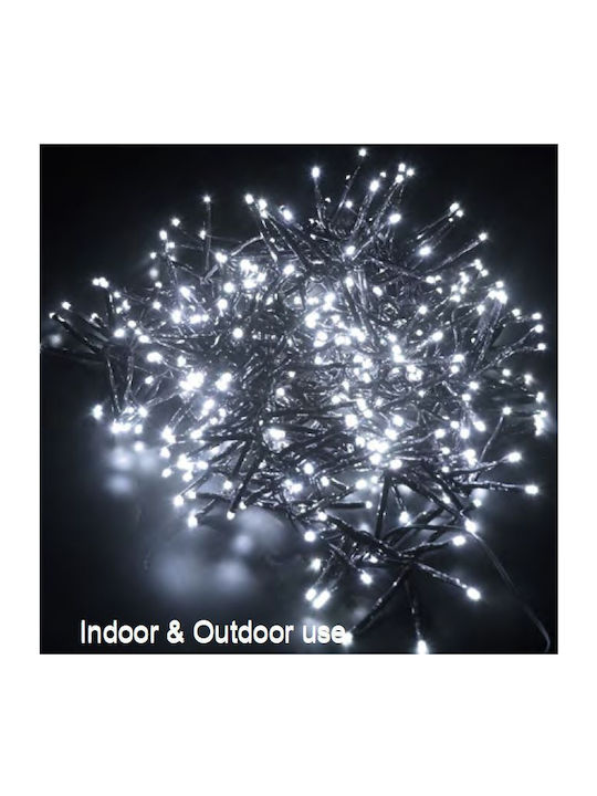 384 Lights LED 2.4m. Cold White in String 1pcs