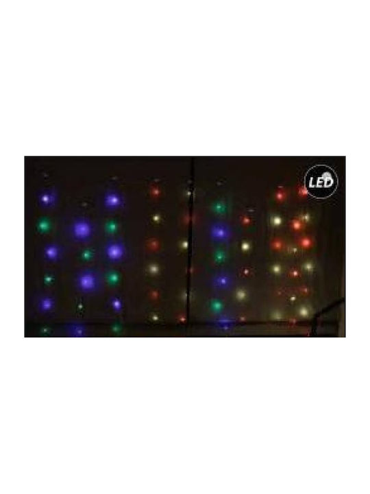 200 Lights LED 2m. x 200cm Multicolor type Curtain 1pcs