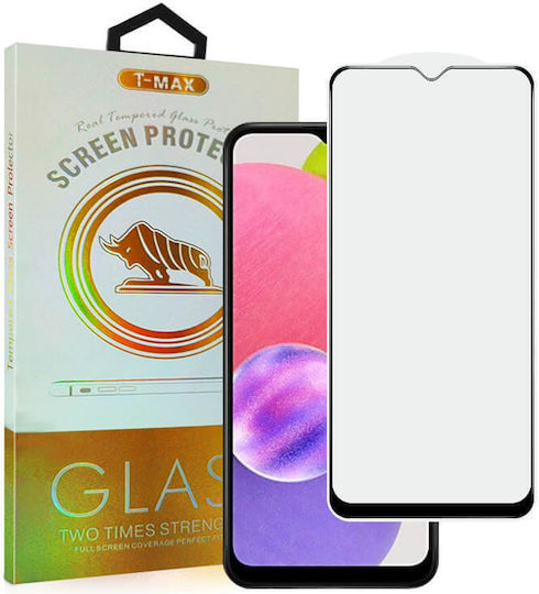 Αντιχαρακτικό Γυαλί Προστασίας Samsung Galaxy A05s T-max Premium 3d Tempered Glass Full Glue Fluid Despensing Οθόνης Black 5206015075018
