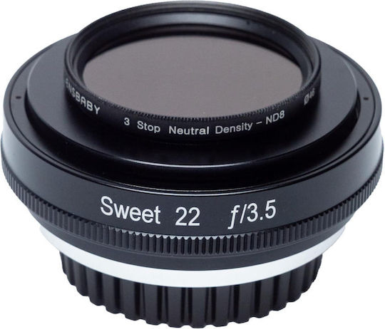 Lensbaby Voller Rahmen Kameraobjektiv Sweet 22 Optic für Nikon Z Mount Black