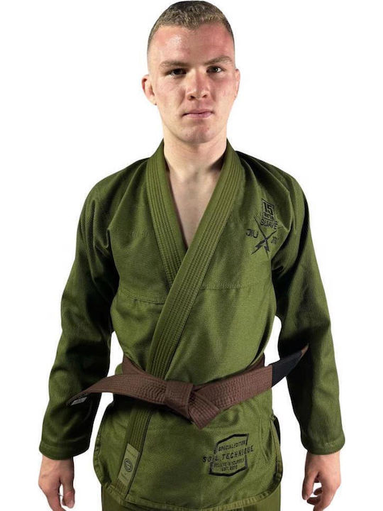 Soiltecnique Bărbați Cardigan Jiu Jitsu brazilian Verde