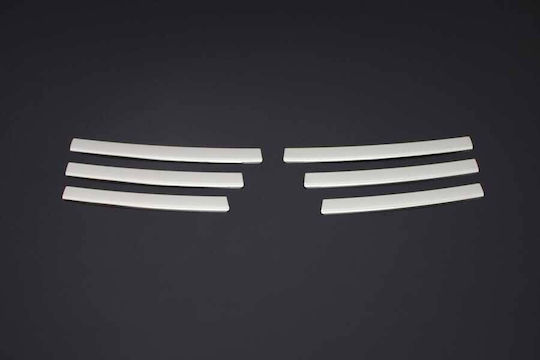 Set 6 Stainless Steel Ornaments Front Grille Renault Trafic 2010-2014