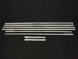 Fensterornamente aus Edelstahl Mercedes Vito W447 2015-> Set 8 Stück Kurzer Radstand