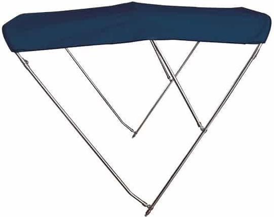 Inox 3-Bogen Blaues Verdeck L215 X B200 X H140