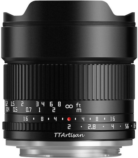 TTArtisan Crop Camera Lens 10mm f/2.0 Wide Angle for Nikon Z Mount Black