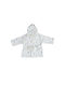 Bi Baby Kids Hooded Bathrobe Ecru
