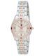 U.S. Polo Assn. Γυναικείο Ρολόι 31mm Μπαταρίας με Ασημί Μεταλλικό Μπρασελέ