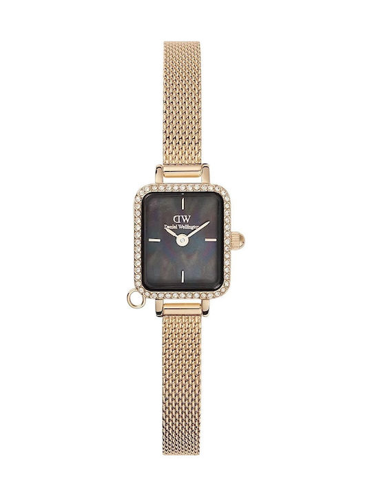 Daniel Wellington Quadro Women's Watch with Gol...