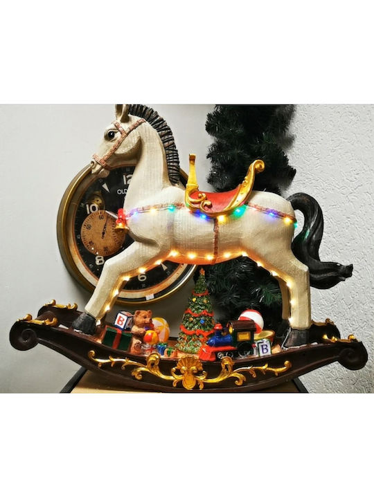 Due esse Weihnachts- Beleuchtete Dekorative Darstellung mit Musik und Bewegung 59x48x18cm