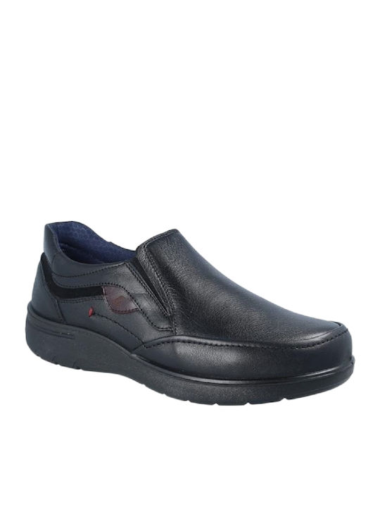 Δερμάτινα Ανδρικά Loafers σε Μαύρο Χρώμα