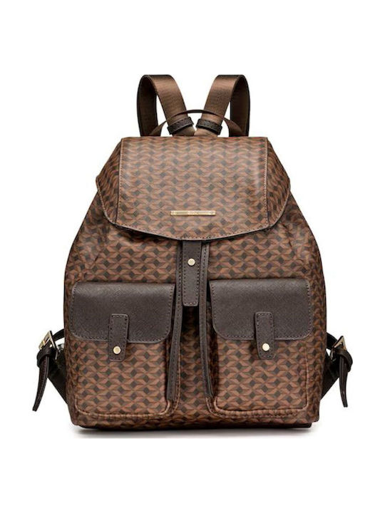 Borsa Donna Leather Women's Bag Backpack Brown