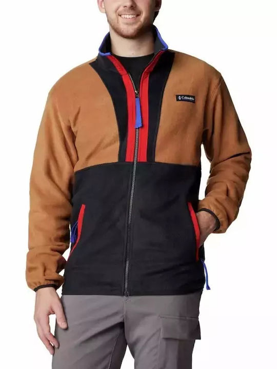 Backbowl Ii Full Ανδρική Ζακέτα Fleece Camel Brown, Black