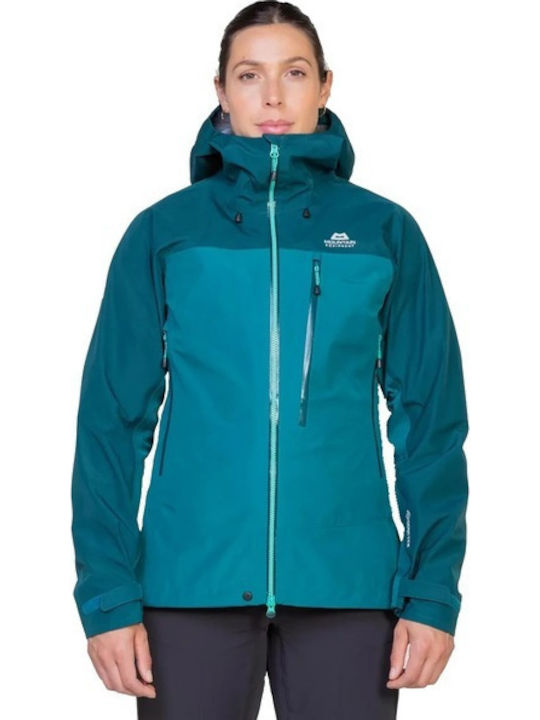 Κοντό Γυναικείο Μπουφάν για Χειμώνα Spruce - Deep Teal