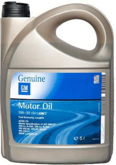 Opel GM Dexos2 Synthetisch,Polyester/Cotton/Leather Autopflegeöl 5W-30 5Es