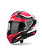 Airoh Matryx Thron Red Gloss Motorcycle Helmet Full Face ECE 22.06 Weight 1500gr with Pinlock and Sun Visor