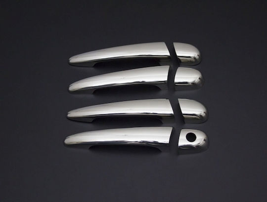 Set Ornamente Cromate Mânere Uși Compatibil Bmw Seria 3 E46 2001-2005